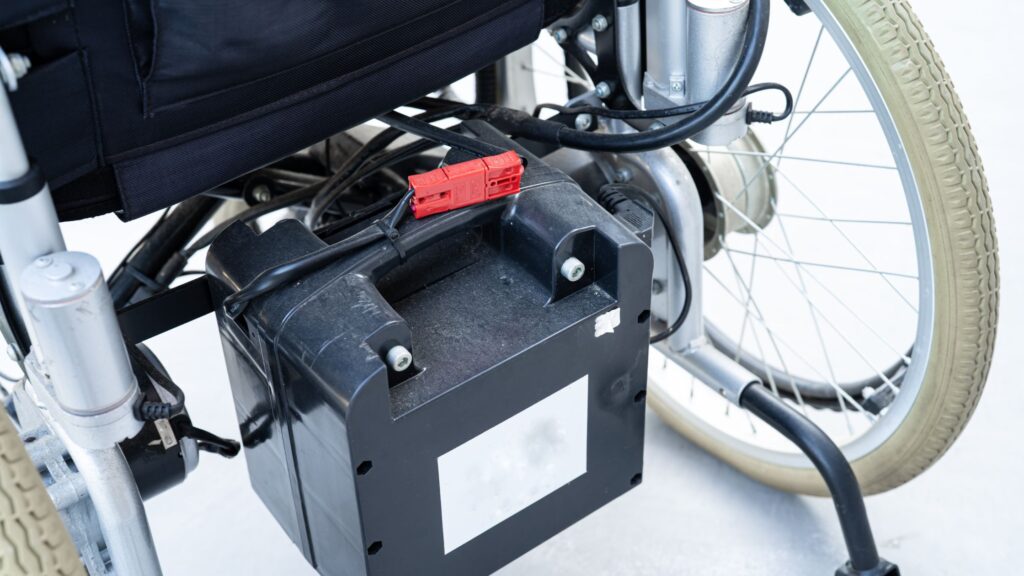 Battery test of wheelchair battery