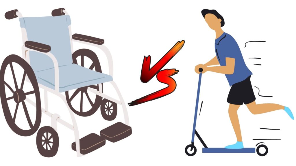 Knee Scooter vs Wheelchair