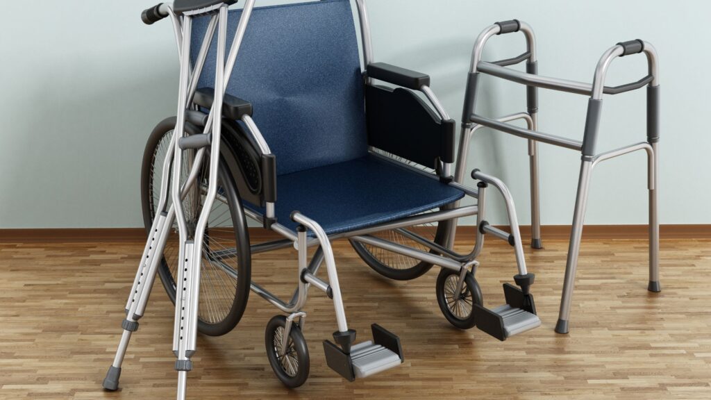 wheelchair vs crutches