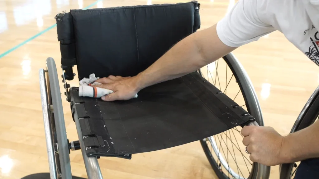 Drying Off Your Wheelchair