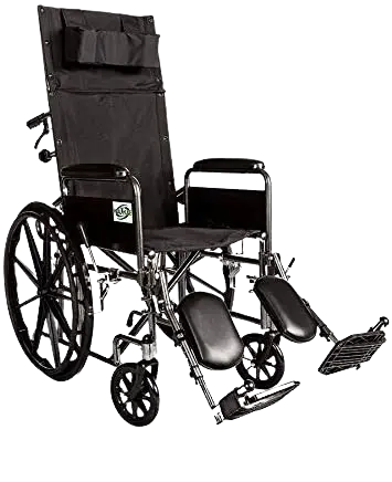 Healthline Recliner Folding Wheelchair