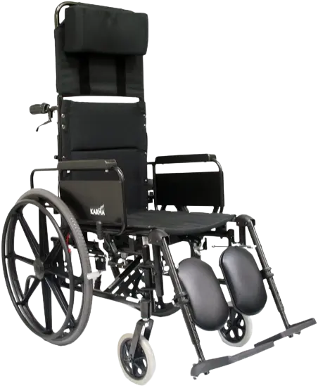 Karman KM5000F18 Aluminum Lightweight Reclining Wheelchair