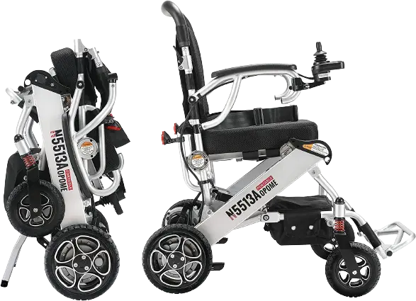 Intelligent Lightweight Foldable Electric Wheelchair